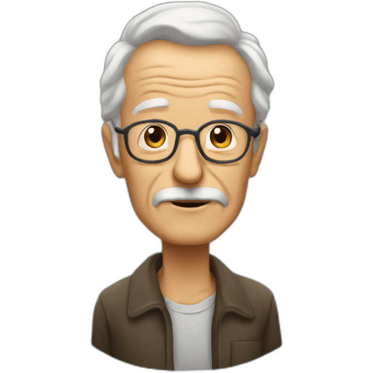 old man bold and us aerings emoji