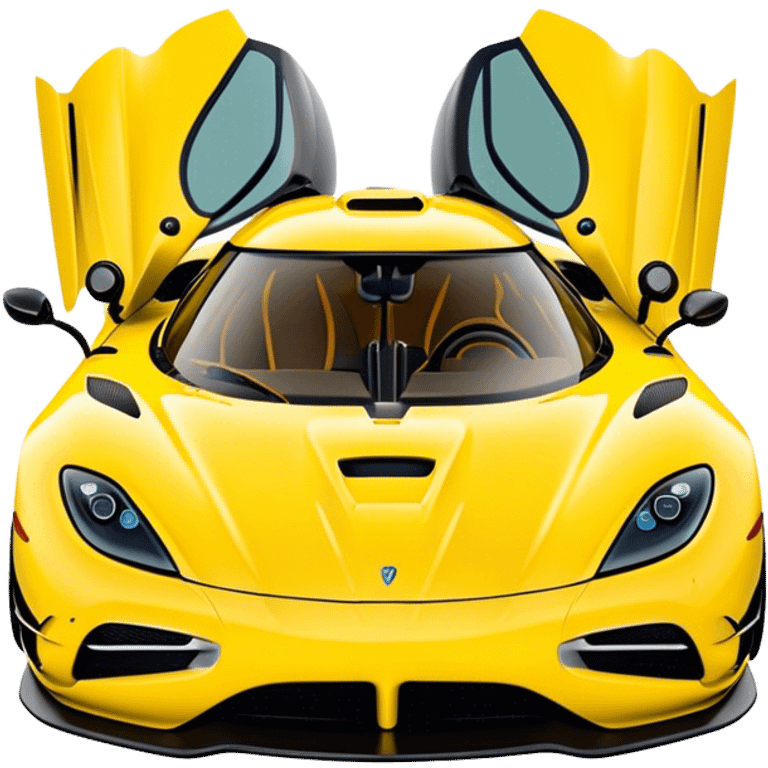 Koenigsegg Agera RS - Koenigsegg (Model Year: 2020) (Iconic colour: Yellow) emoji