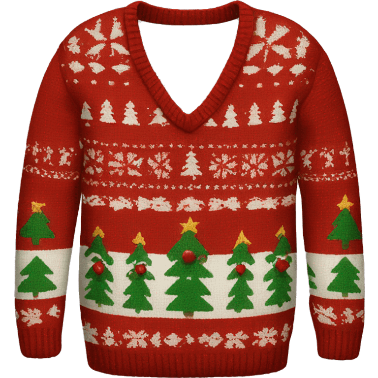 Christmas sweater emoji