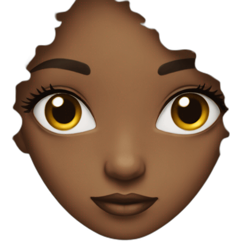 lashes girl emoji