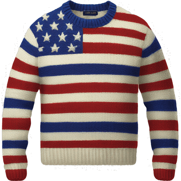 ralph lauren american flag sweater emoji