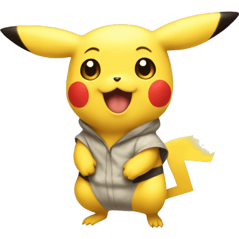 Pikachu but so weird emoji