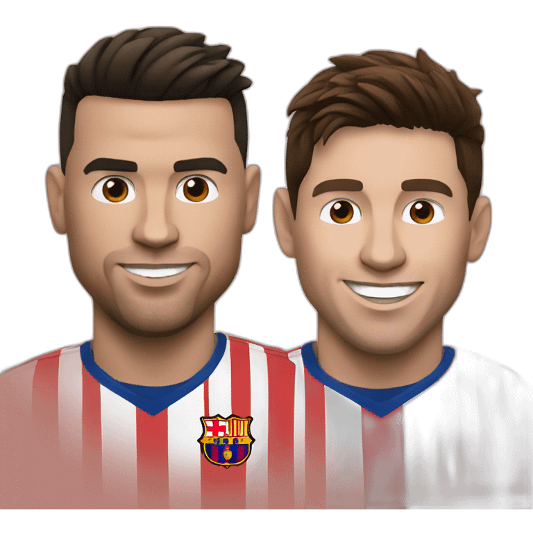 Ronaldo and messi emoji