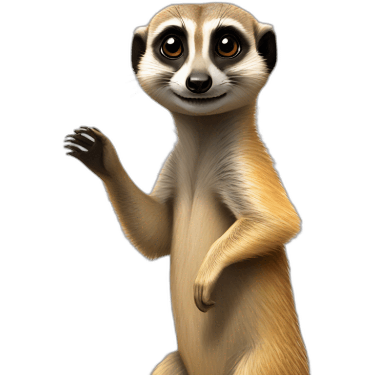 Meerkat winken emoji