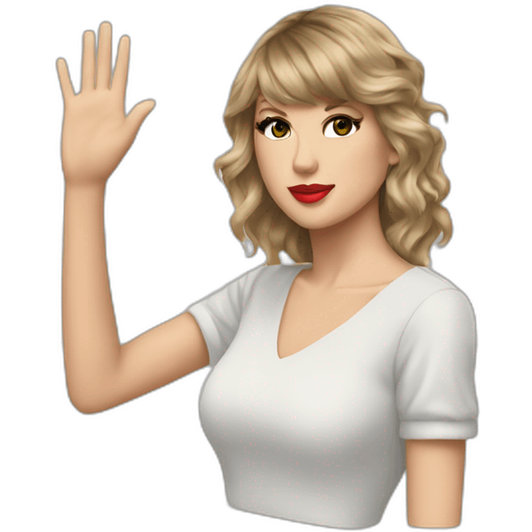 salute Taylor Swift emoji