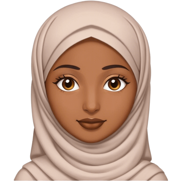 a muslim woman wearing a kifayah emoji