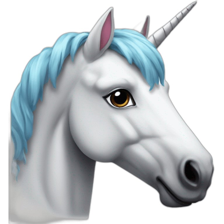 A school unicorn emoji