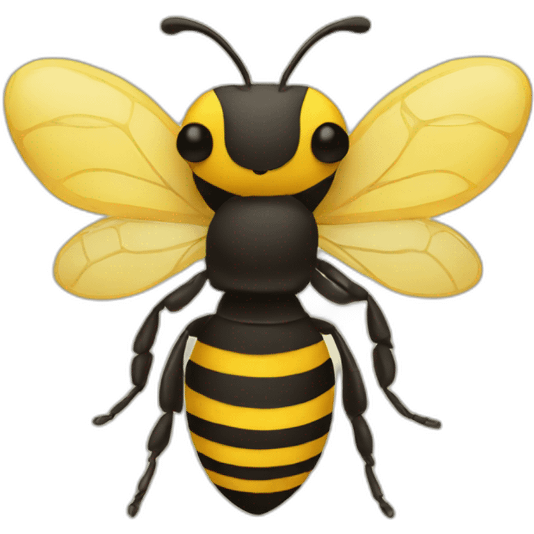 a simple bee emoji