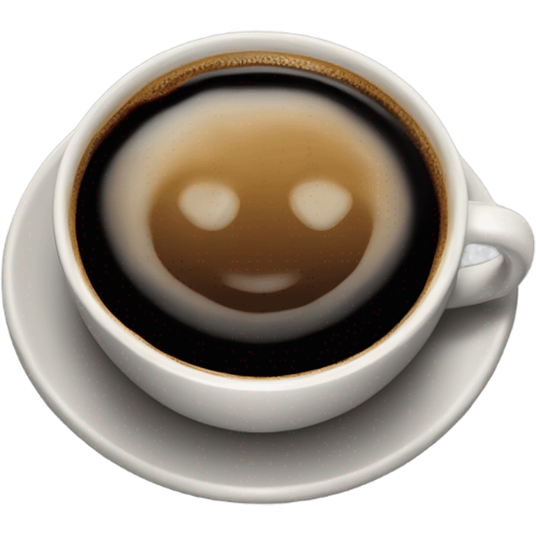 lungo black coffee emoji