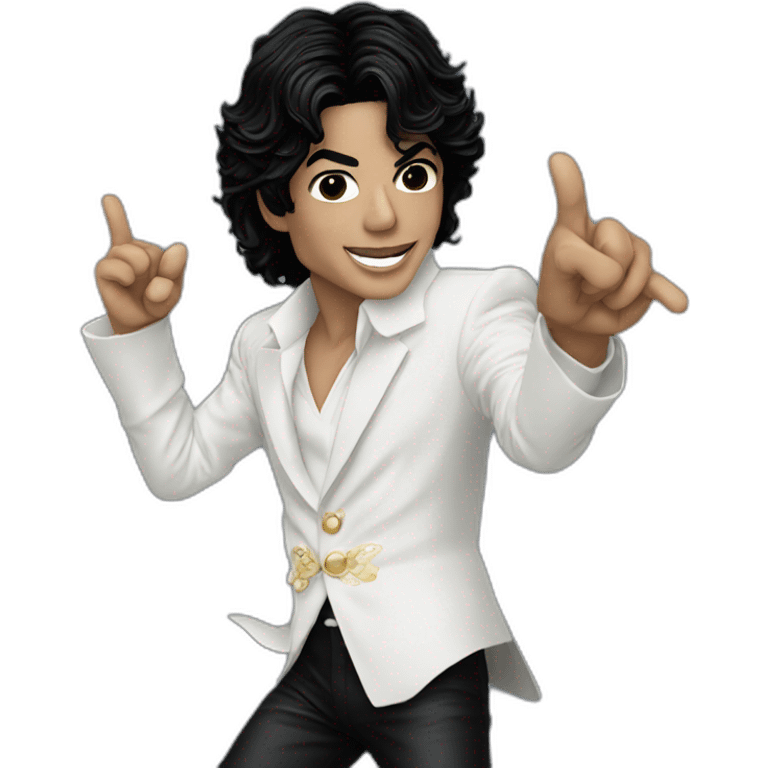 Michael Jackson saltando emoji