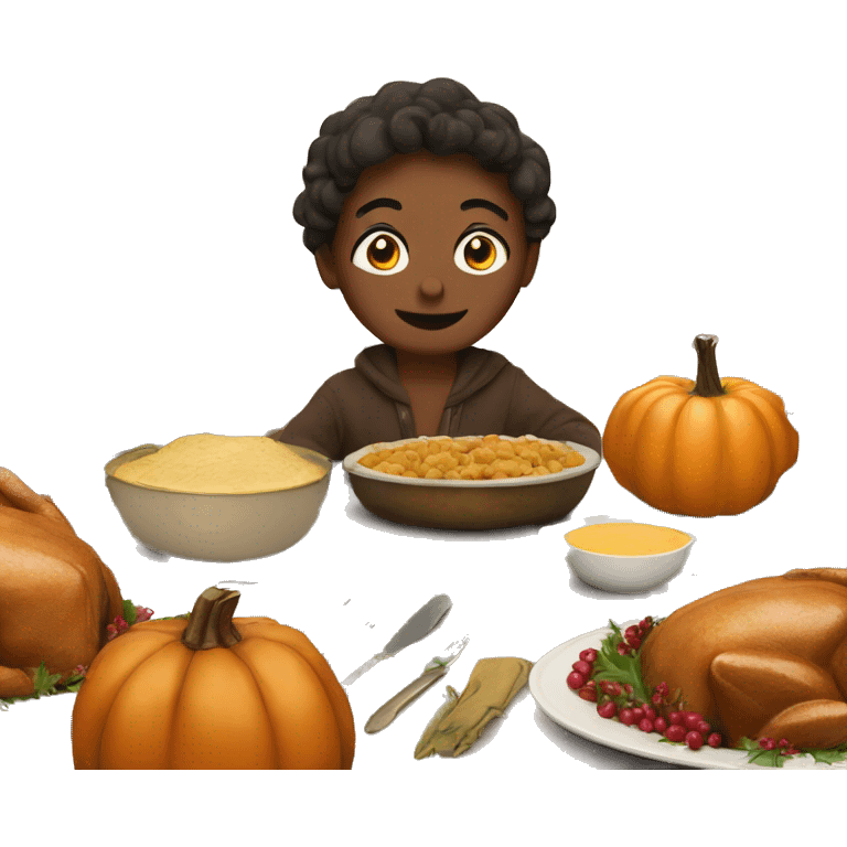 thanksgiving aeshetic emoji