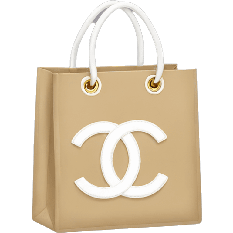 Chanel shopping bag emoji