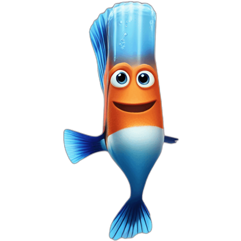 Pez dori de Nemo bailando emoji