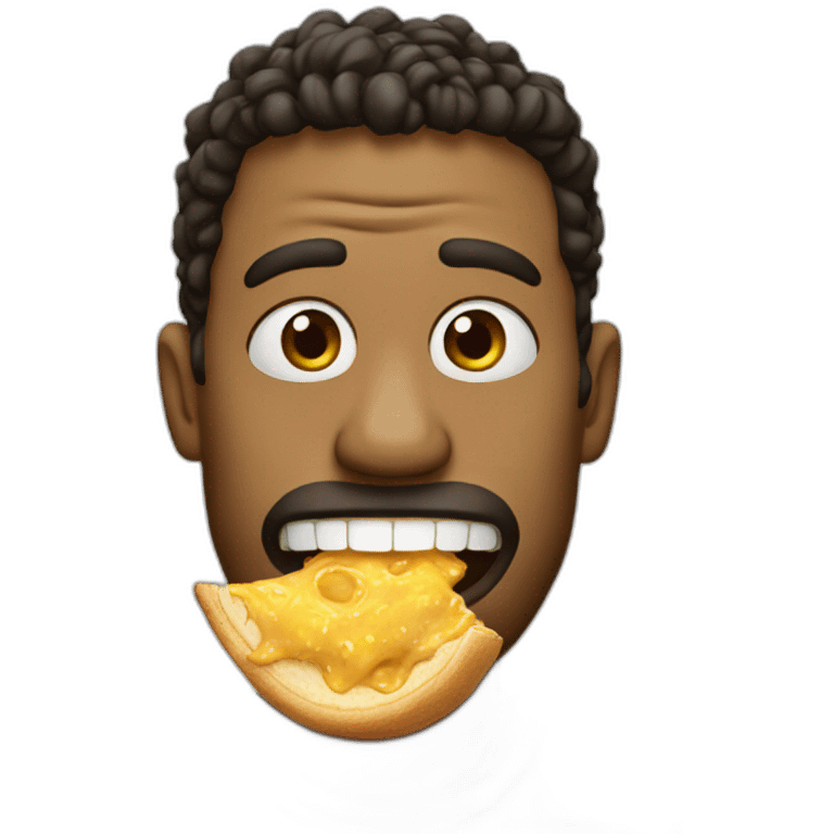 eating-glue-face emoji