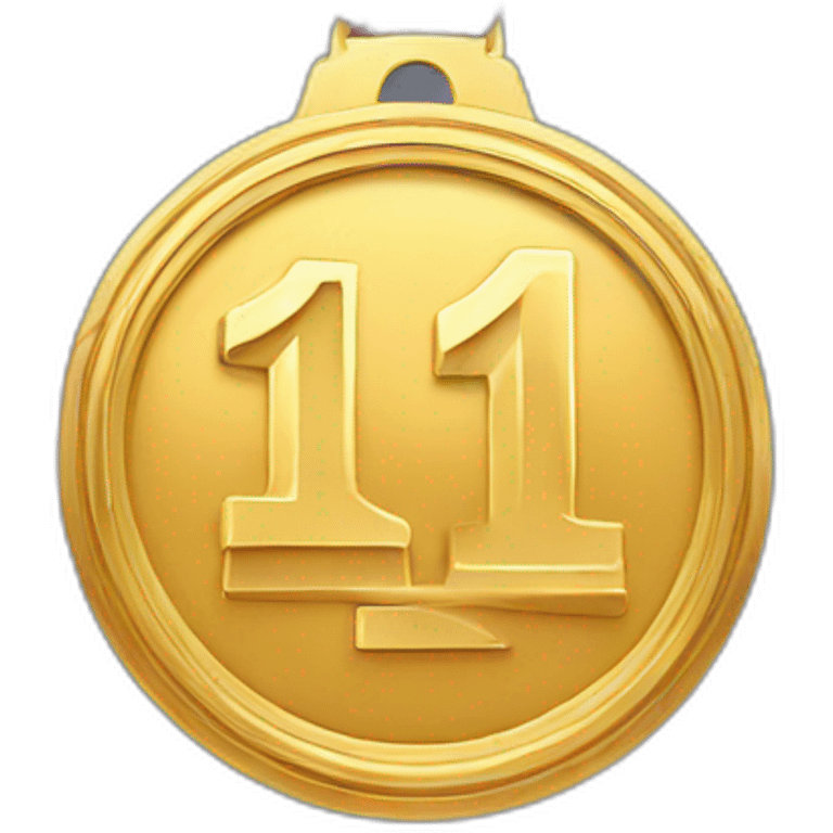 gold 1st place medal emoji