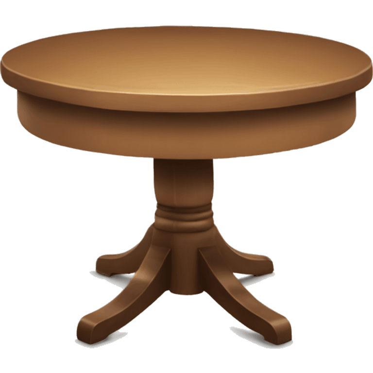 table with smile  emoji