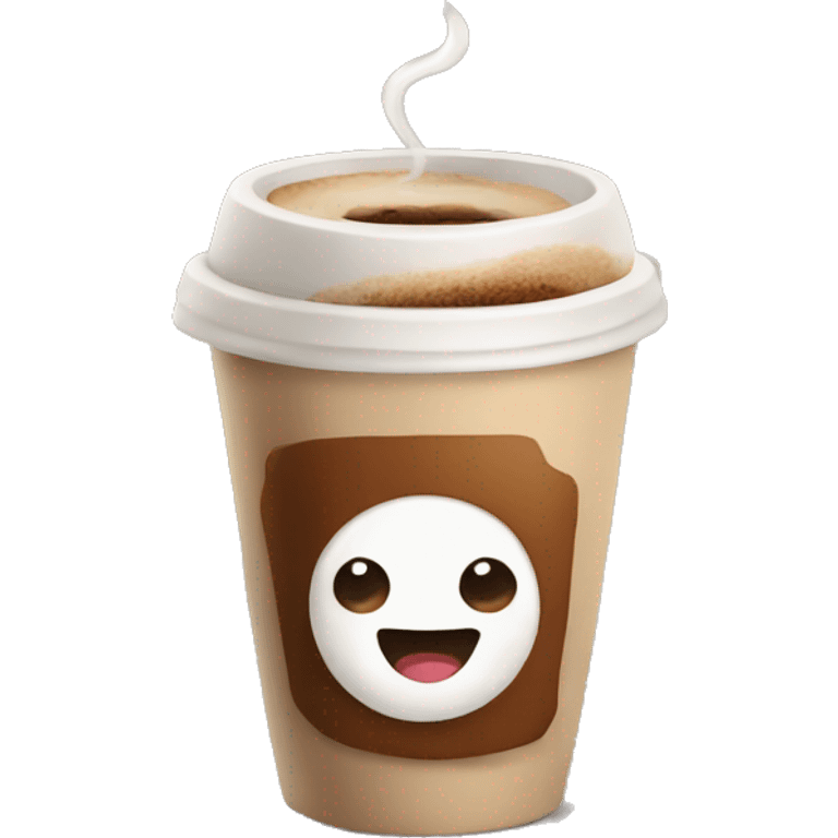 Cute coffee emoji