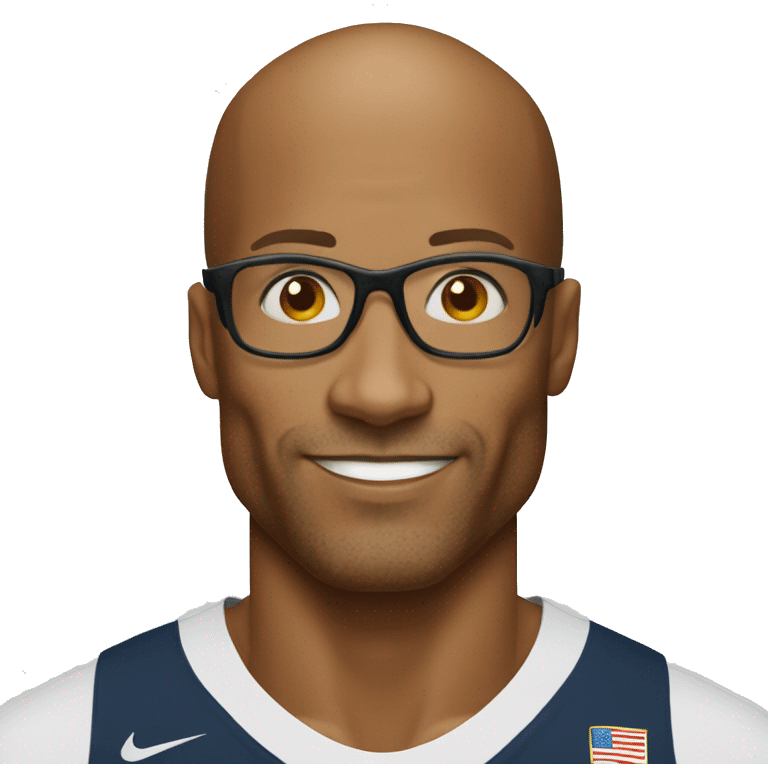 David goggins with glasses emoji