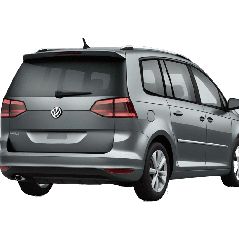 Volkswagen touran grise foncé  emoji