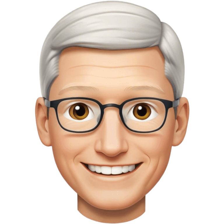 tim cook smiling emoji