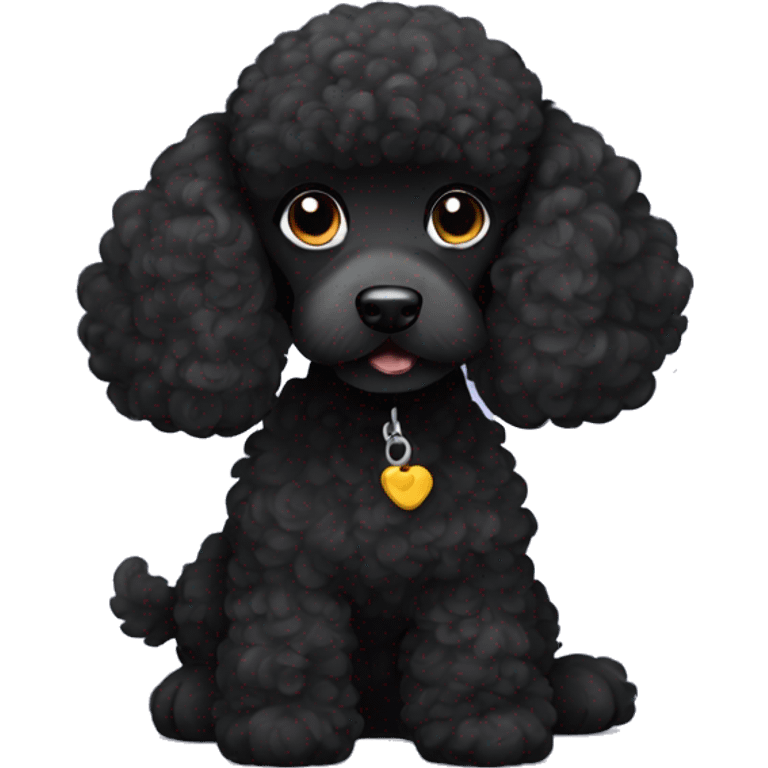 black poodle  emoji