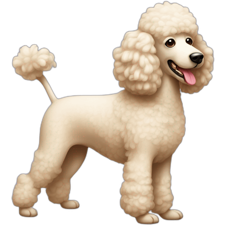 Aerobic poodles emoji