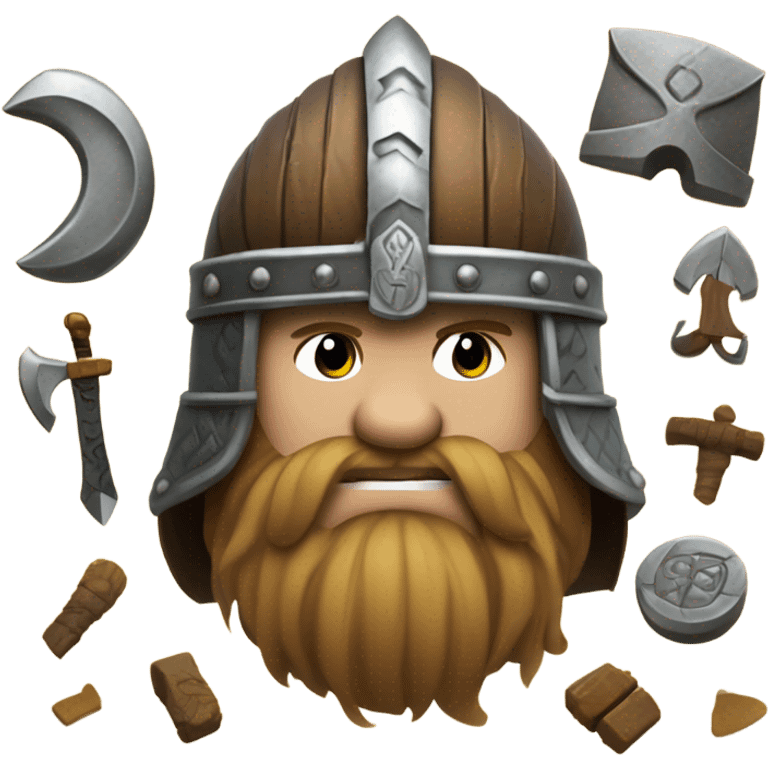 Viking puzzle emoji