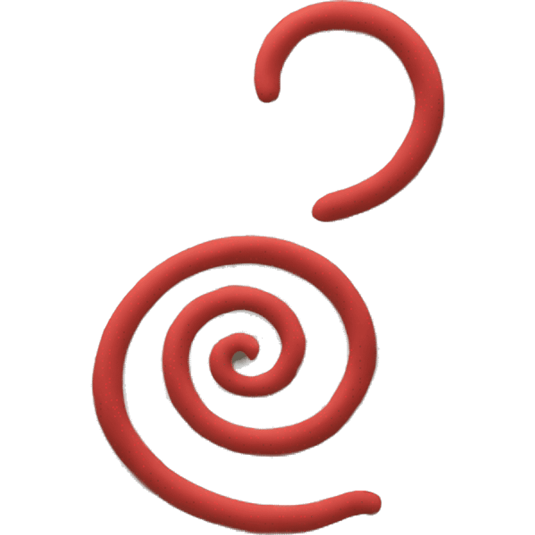 red spiral notebook emoji