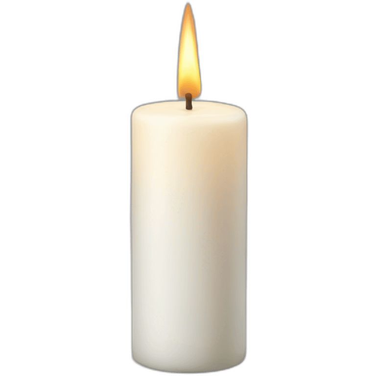 White candle emoji