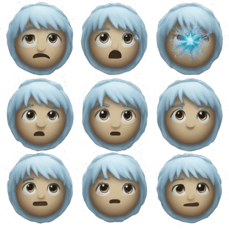 an orb frozen  emoji