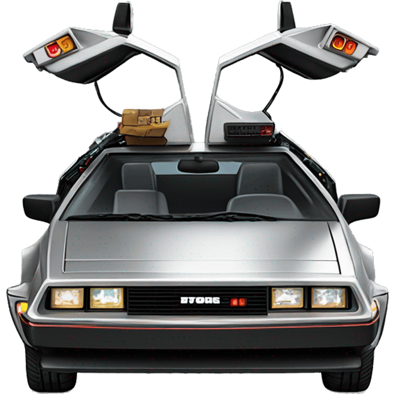 DeLorean back to the future lightspeed Point of Sale emoji