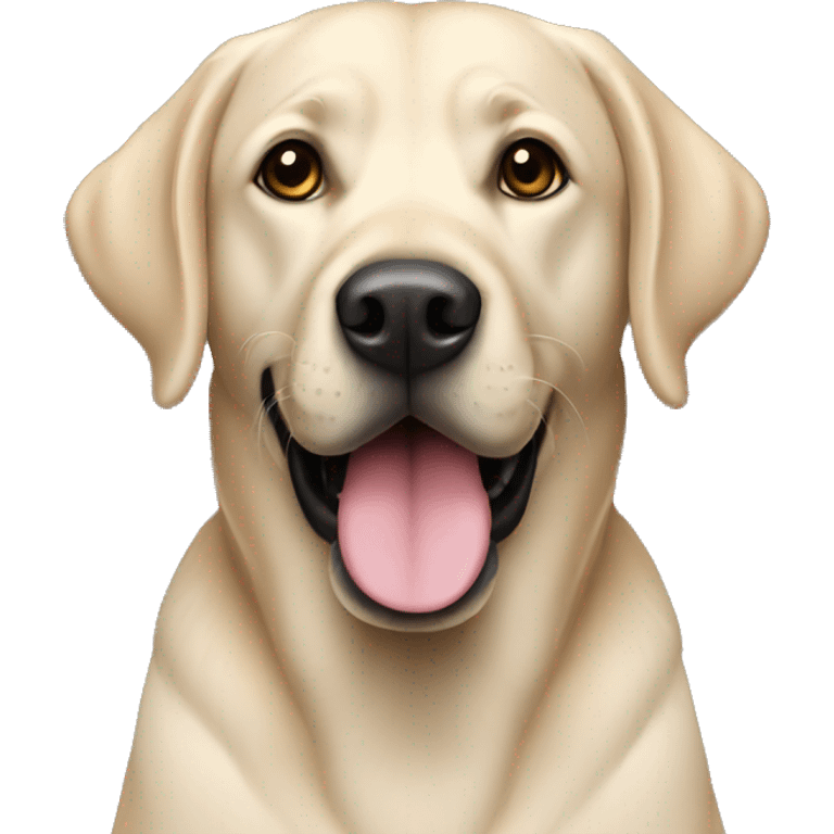 Labrador black  emoji