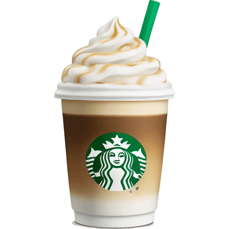 Starbucks vanilla frapacino emoji