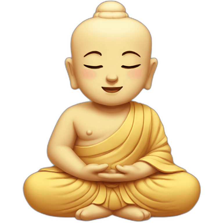 cute buddha emoji