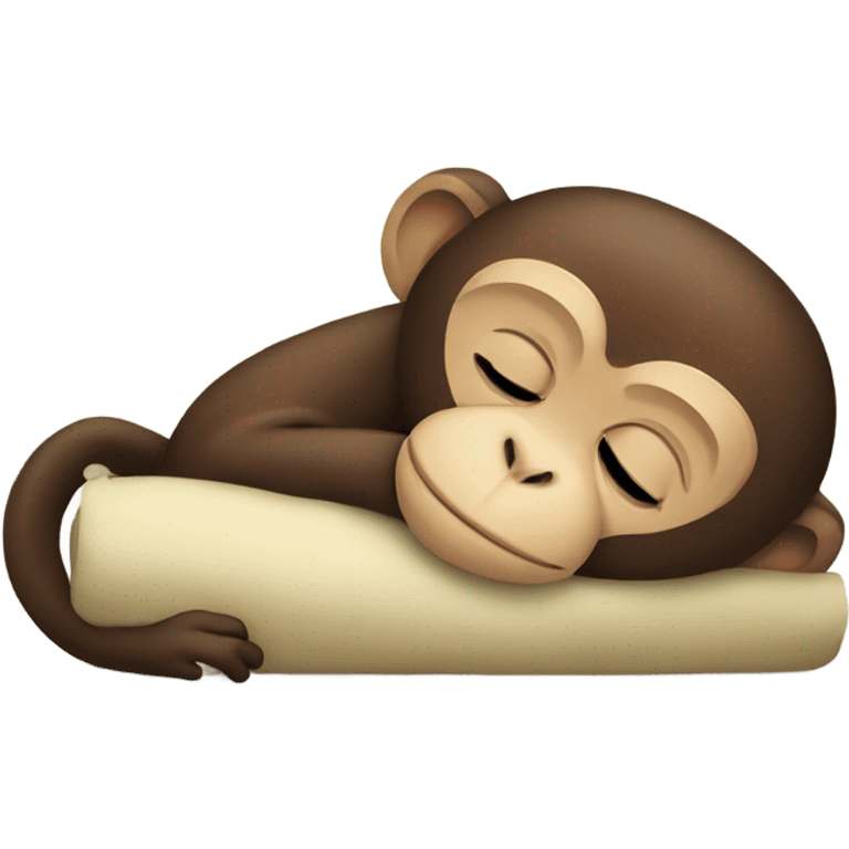 Monkey sleeping  emoji