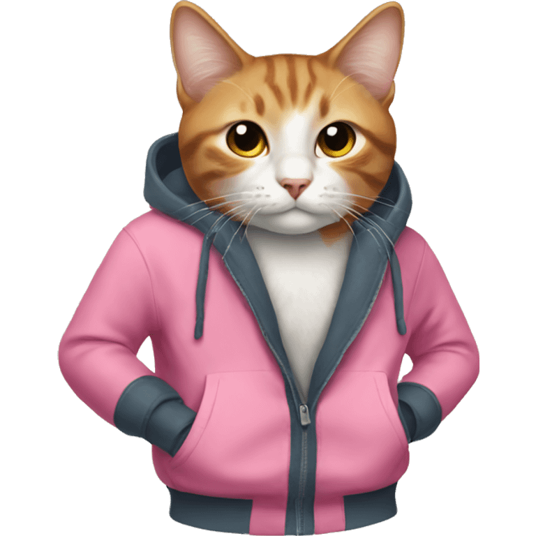 Cat upside wearing clothes  emoji