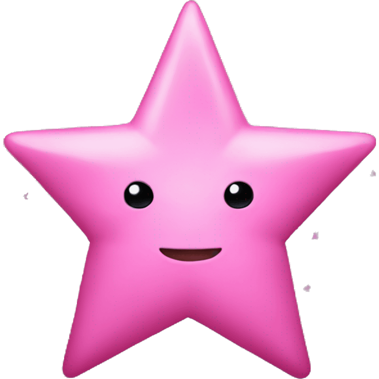 Pink star emoji