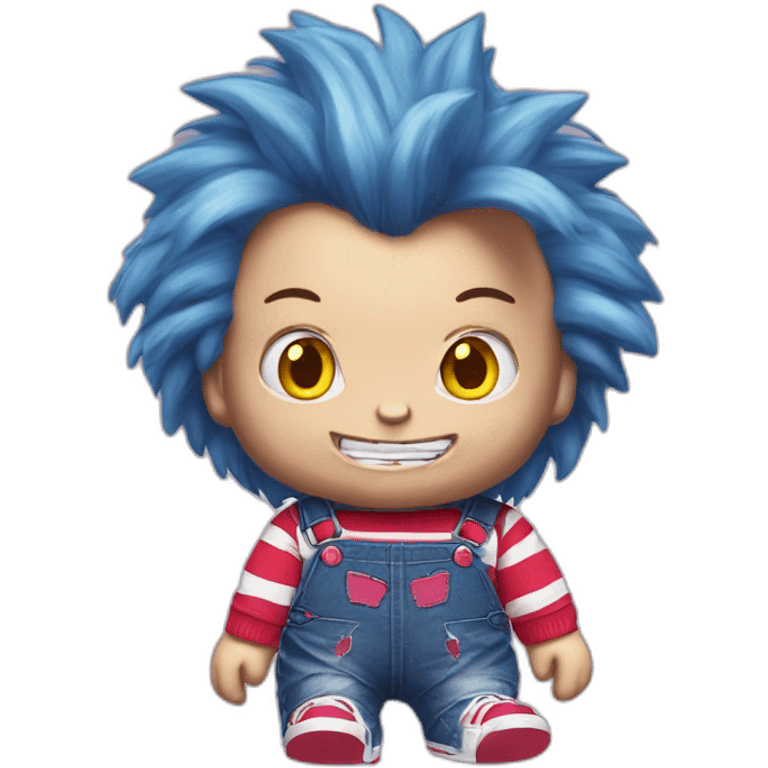 Chucky as hello kitty emoji