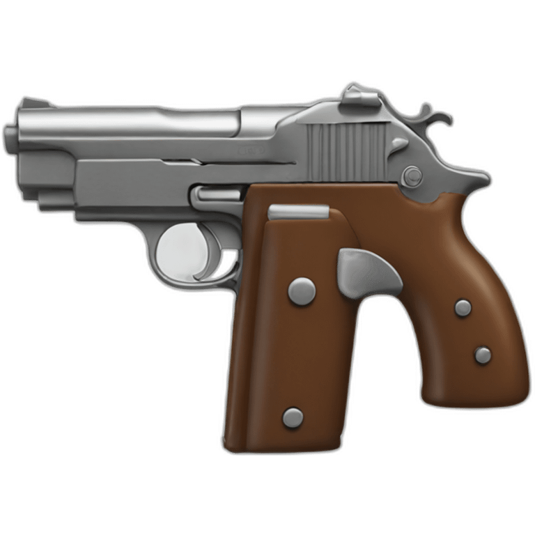 Pistolet qui tire une balle emoji