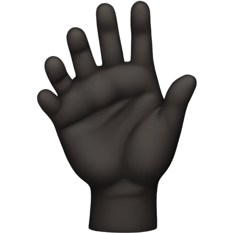 Black jack hand emoji