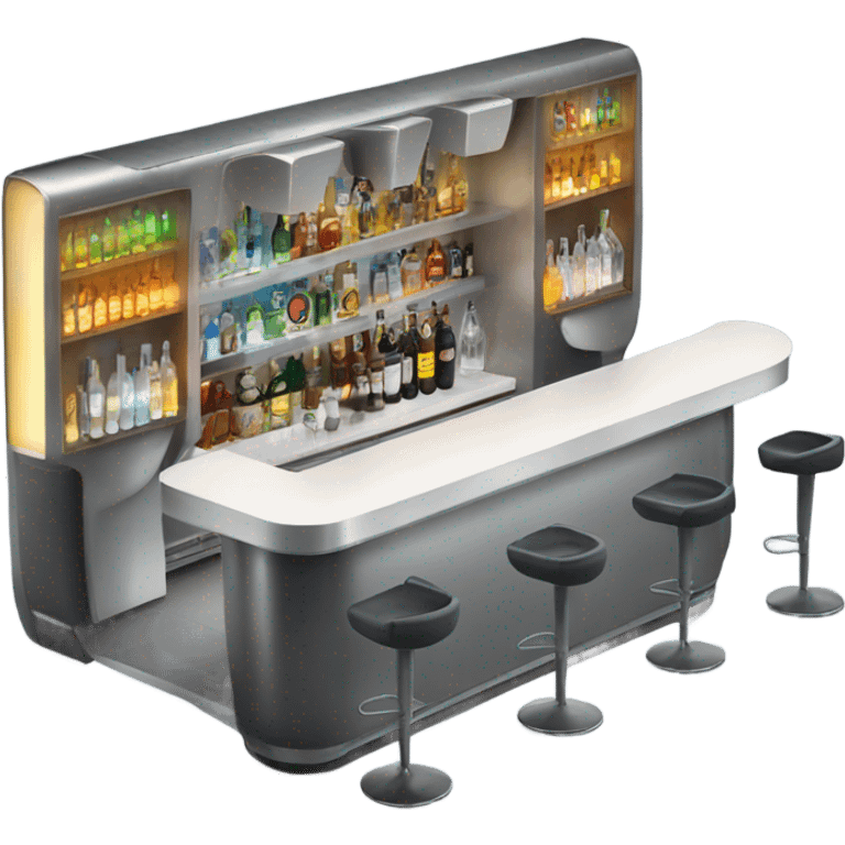 futuristic bar emoji