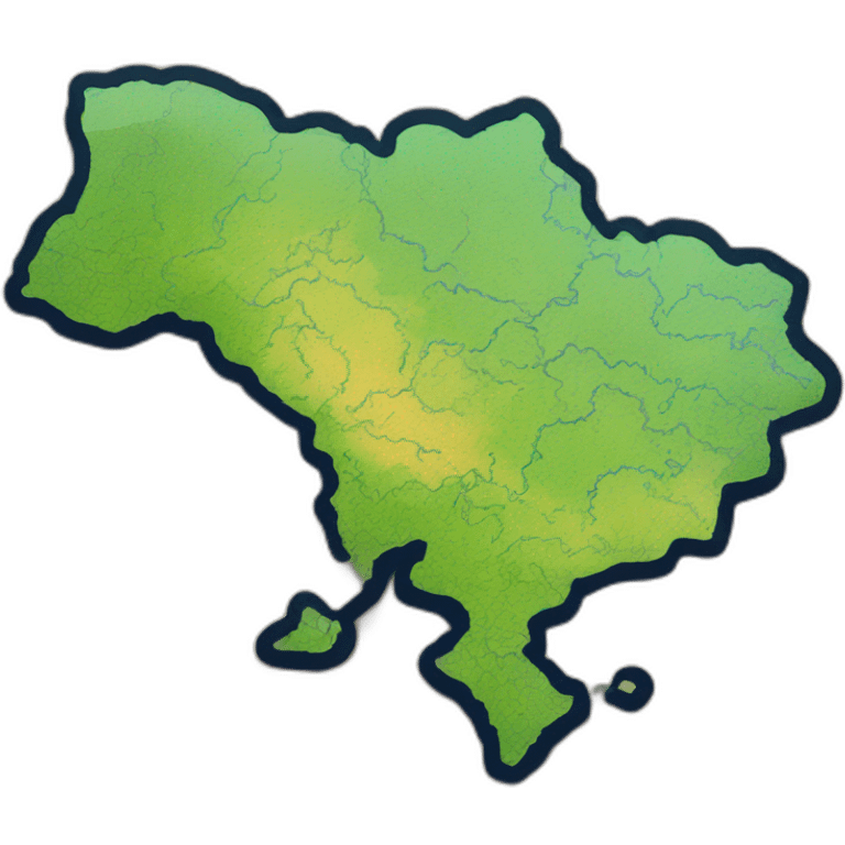 Map of Ukraine emoji