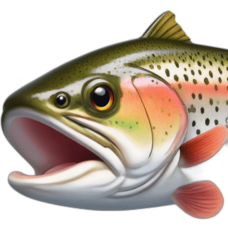 rainbow trout emoji