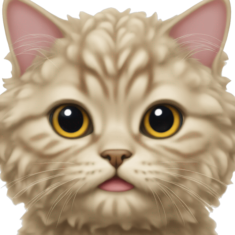 Selkirk Rex kitten  emoji