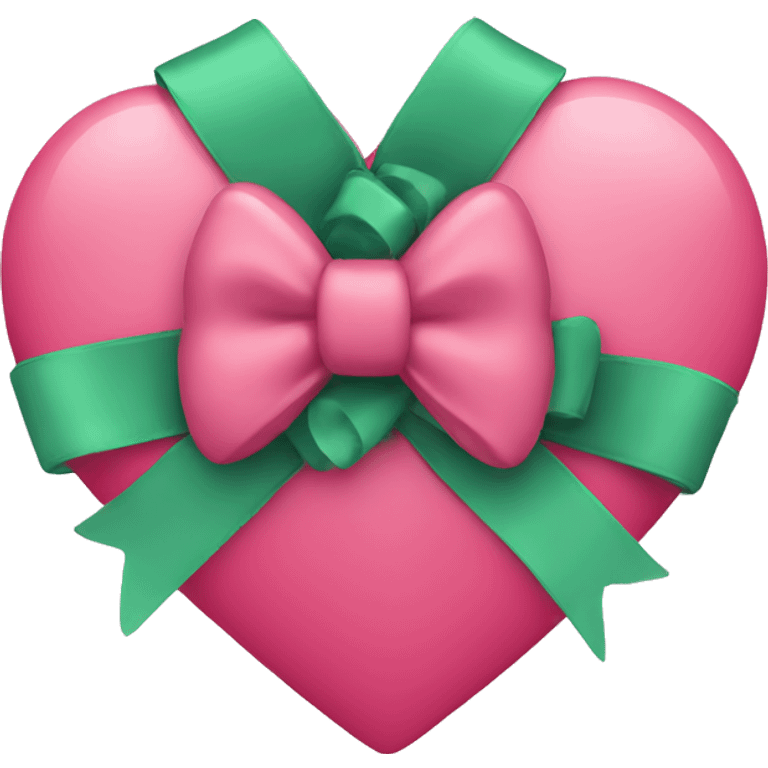 Heart with bows emoji