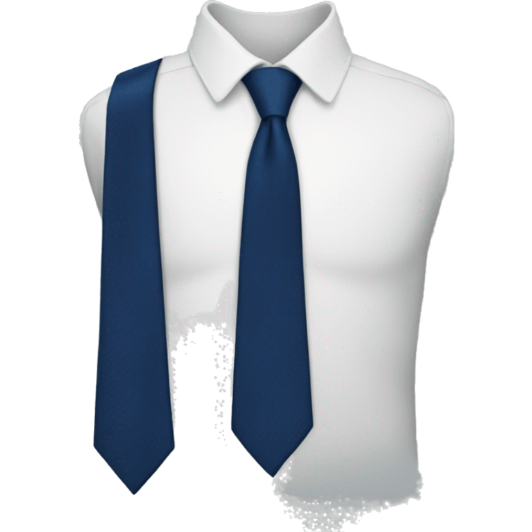 dark blue realistic tie emoji