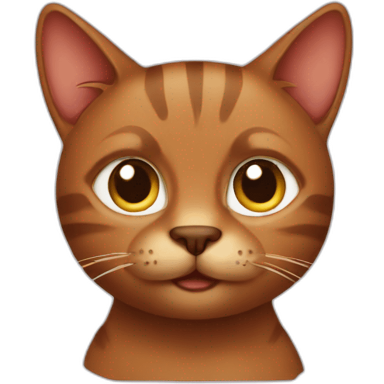 brown cat emoji