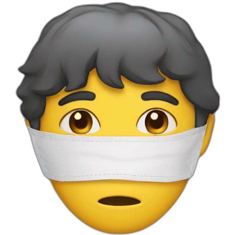 Sadness Behind a Mask emoji