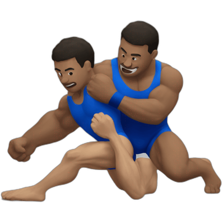 Olympic wrestling  emoji