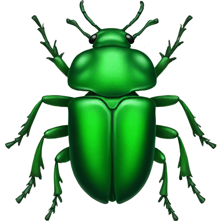 Green beetle emoji